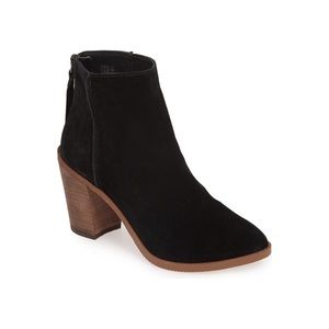 NEW BP Suede Heath Booties Black sz 8 Never Worn